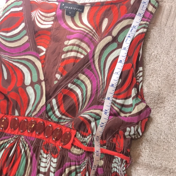 Vintage Forever 21 Maxi Dress - Picture 9 of 13